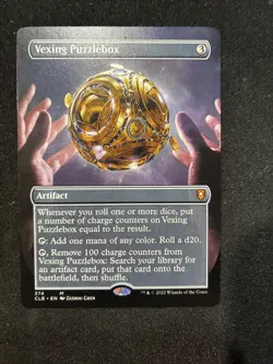 Mtg - Vexing Puzzlebox (Borderless) Commander Legends: Battle for Baldur's Gate - Image 1