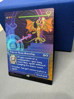 Fierce Guardianship *Rainbow Foil* Secret Lair Pixel Perfect Extra Life #1823 - Image 3