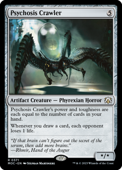 Psychosis Crawler [March of the Machine Commander] Magic MTG - Image 1
