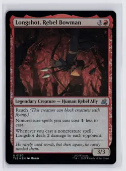 FOIL Longshot - Rebel Bowman Avatar The Last Airbender TLE MTG NM - Image 1
