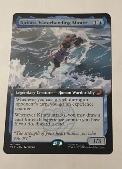 MTG Katara, Waterbending Master - TLE 0180 Extended Art Mythic NM - Image 1