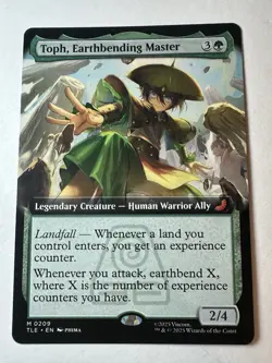 Mtg Toph Earthbending Master Extended Art Avatar The Last Airbender - Image 1