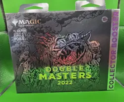 One Magic The Gathering Double Master 2022 Collector Booster Factory Sealed Box 195166196473 - Image 1