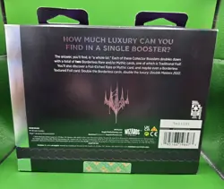 One Magic The Gathering Double Master 2022 Collector Booster Factory Sealed Box 195166196473 - Image 2
