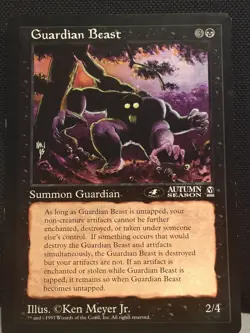 Guardian Beast - Magic - Oversized 6x9 Promo-Karte MtG (Selten!) - Image 1