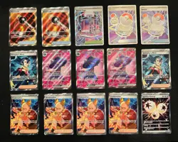 Pokemon Phantasmal Flames Lot of 15 Full Art/Ultra Rare - Image 1