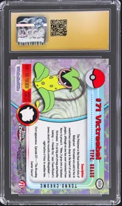 2000 #71 TOPPS CHROME SERIES 1 TEKNO-CHROME VICTREEBEL CGC 10 PRISTINE POKEMON - Image 2