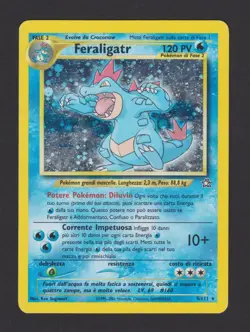 Feraligatr Holo Neo Genesis 5/111 ITA - Carta Pokemon Rara Olografica - Image 1