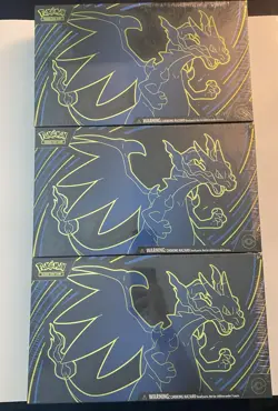 LOT OF 3 Pokemon TCG Mega CHARIZARD X ex Ultra-Premium Collection Box - Sealed - Image 1