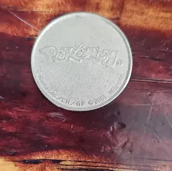2001 Lugia Metal Coin Pokemon Wizards Of The Coast Original - Image 2