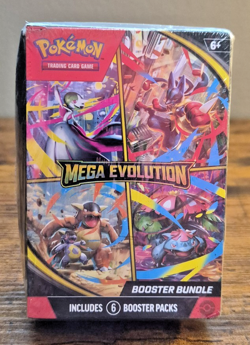 Pokemon TCG MEGA EVOLUTION Booster Bundle Sealed 6 Packs 171971 - Image 1