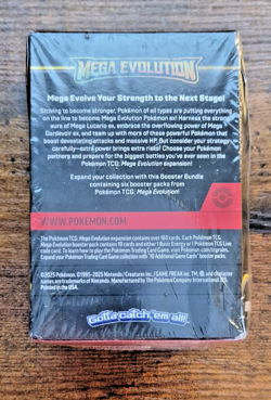 Pokemon TCG MEGA EVOLUTION Booster Bundle Sealed 6 Packs 171971 - Image 3