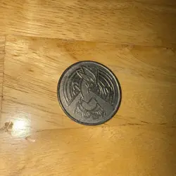 2001 Pokemon Lugia Metal Coin TCG Wizards WOTC Nintendo Vintage Token - Image 1