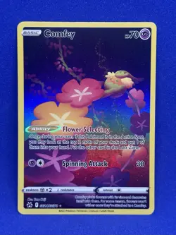Pokemon TCG Comfey GG14/GG70 SWSH Crown Zenith Galarian Gallery Full Art NM - Image 1