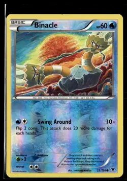 2016 XY - Fates Collide - Reverse Holo Binacle Basic/Common #22 - Image 1