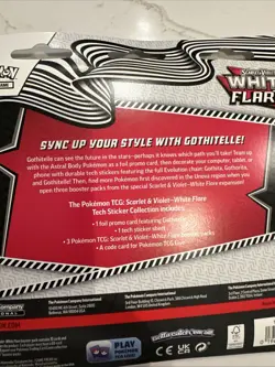 Pokemon TCG Scarlet & Violet 10.5 White Flare Tech Sticker - NEW Factory Sealed - Image 5