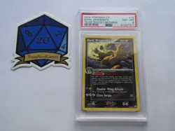 x1 2004 Pokemon EX Team Rocket Returns Dark Dragonite #15 Non-Holo PSA 8 NM-MT - Image 1