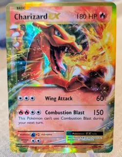 Pokemon TCG Charizard EX 12/108 XY Evolutions Holo NM English - Image 1