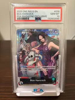 Boa Hancock (2025 PSA Magazine Promo) OP07-038 One Piece Promotion Cards Foil for sale online - Image 1