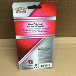 Pokemon 2019 - Sun And Moon Blister - (2) 3 Card Mini Booster Pack Coin - Image 3