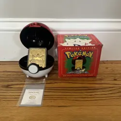 Pokemon - Togepi Nintendo 23k Gold Plated Burger King Trading Card Box - Image 1