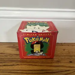 Pokemon - Togepi Nintendo 23k Gold Plated Burger King Trading Card Box - Image 3
