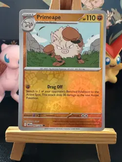Pokemon Card - Primeape 091/182 (Reverse Holo) - Destined Rivals - Image 1