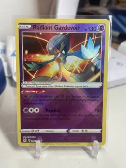 Radiant Gardevoir 069/196 - Lost Origin - Ultra Rare Holo Pokemon Card Near Mint - Image 1
