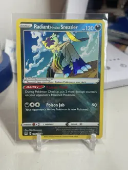 Radiant Hisuian Sneasler 123/196 - Lost Origin - Ultra Rare Holo Pokemon Card NM - Image 1