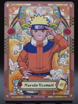Naruto Uzumaki NRV01-SP-001L5 English Naruto Kayou Card Heavens Scroll NM - Image 1