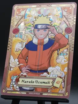 Naruto Uzumaki NRV01-SP-001L5 English Naruto Kayou Card Heavens Scroll NM - Image 3