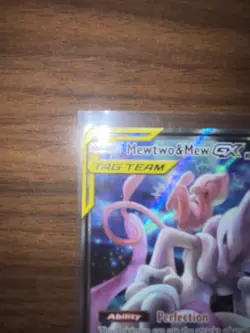 Pokemon TCG Mewtwo & Mew GX SM191 Black Star Promo Card Near Mint Condition - Image 3