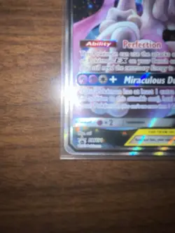 Pokemon TCG Mewtwo & Mew GX SM191 Black Star Promo Card Near Mint Condition - Image 4