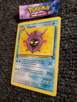 Cloyster 32/62 Fossil 1st Edition Non-Holo Uncommon Pokemon Card NM - Image 2
