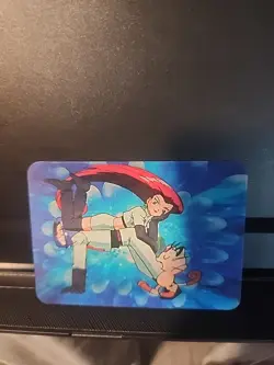 Pokemon Lenticular Team Rocket Card Viz Video Pioneer PIKA-0025D - 3D Promo MP - Image 1