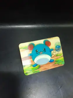 Pokemon 1998 Marill: 3D PROMO Card LENTICULAR Viz Video RARE - Image 2