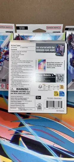 Bandai Gundam Card Game Starter Deck 01: Heroic Beginnings English Edition - Image 2