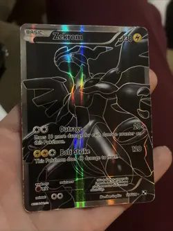 Pokemon TCG Zekrom 2011 Black and White Full Art Holo Ultra Rare Card 114/114 - Image 2