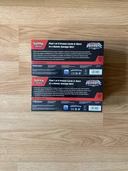 2 x Pokemon Cards TCG Prismatic Evolutions Surprise Box - SEALED - Image 2