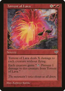 Torrent of Lava (199) Mirage MIR MTG Magic - Image 1