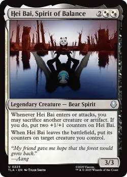 MTG Commander Deck Avatar the Last Airbender ATLA - Hei Bai, Spirit of Balance - Image 1