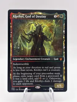 Klothys, God of Destiny 268 Showcase Theros Beyond Death THB MTG NM - Image 1