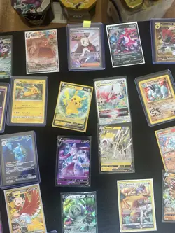 100x Pokemon Cards Bundle ! 10 Rare/holo/rev Holo + V or VMAX Min Guarantee - Image 1