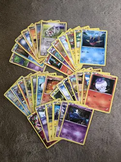 Pokemon Basic Lot of 34 Cards various years - Image 1