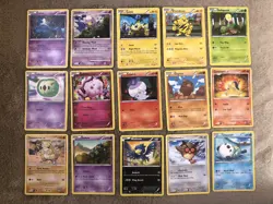 Pokemon Basic Lot of 34 Cards various years - Image 2