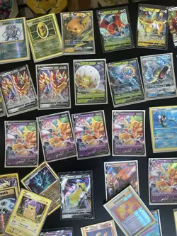 POKEMON CARDS 100 BUNDLE. V or VMAX ULTRA RARE FULL HOLO CARD + HOLO SHINY CARDS - Image 1