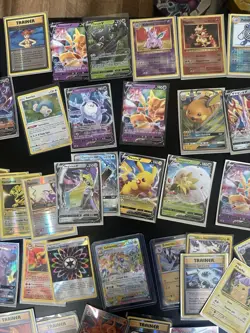 POKEMON CARDS 100 BUNDLE. V or VMAX ULTRA RARE FULL HOLO CARD + HOLO SHINY CARDS - Image 3