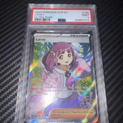 Lacey #166 Pokemon Stellar Crown PSA 9 - Image 2