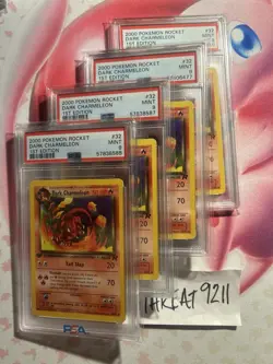 Pokemon - Team Rocket Dark Charmeleon 32/82 First Edition PSA 9 - Image 2