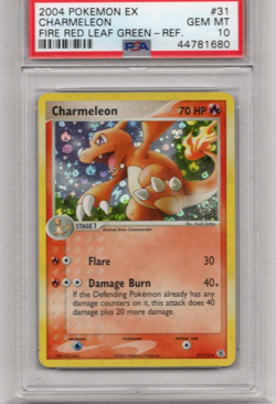 2004 Vintage Pokemon Charmeleon REF Fire red leaf green 31/112 PSA 10 - Image 1